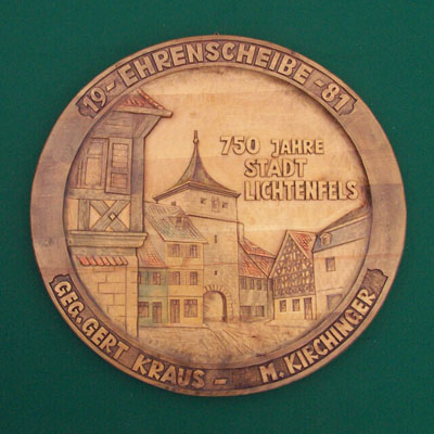 1981 Ehrenscheibe Lichtenfels Unteres Tor