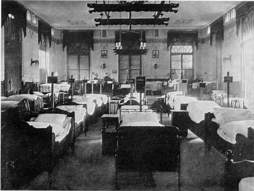 1914 Schtzenhaus Saal als Lazarett